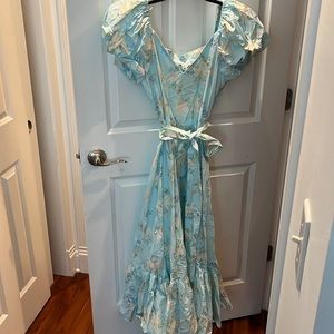 Loveshackfancy x Target blue floral maxi dress